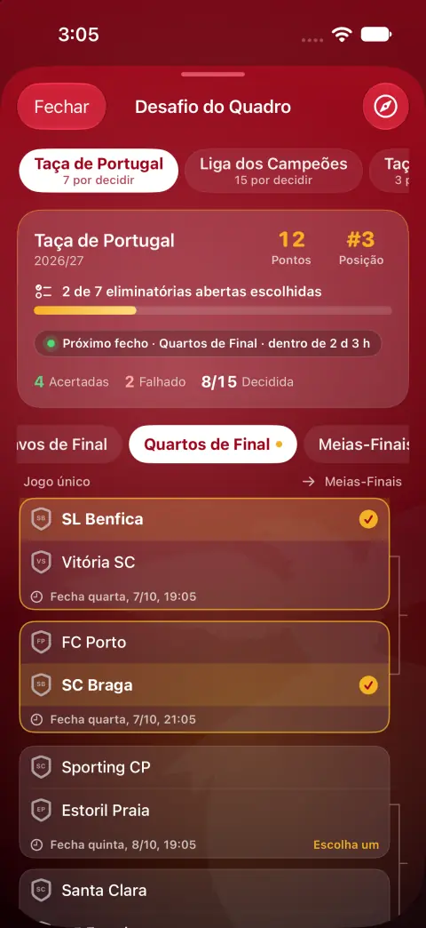 Desafio do Quadro