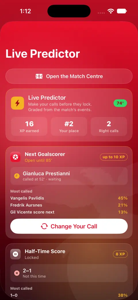 Live Predictor