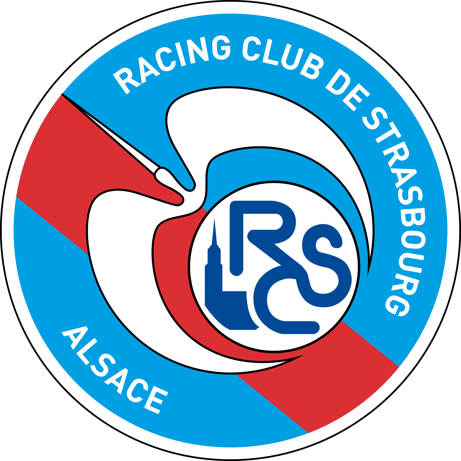 Racing Club de Strasbourg Alsace Logo
